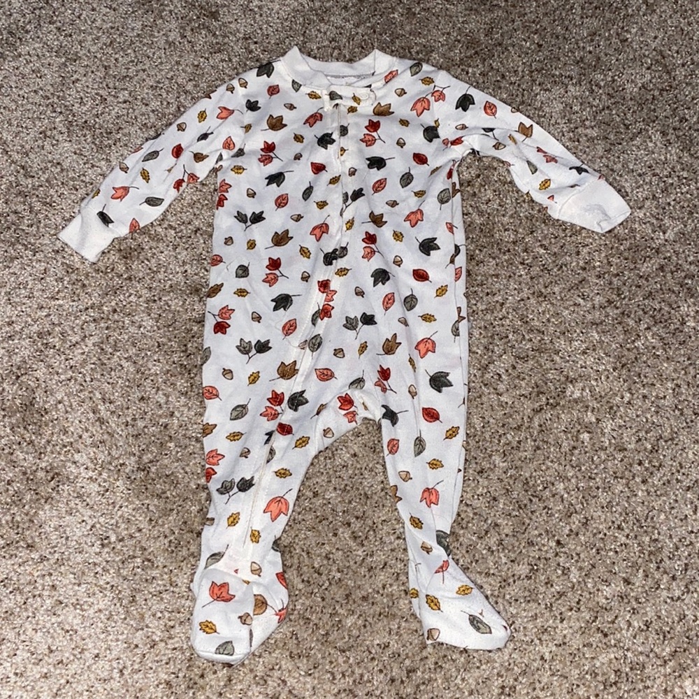 Fall footed pjs